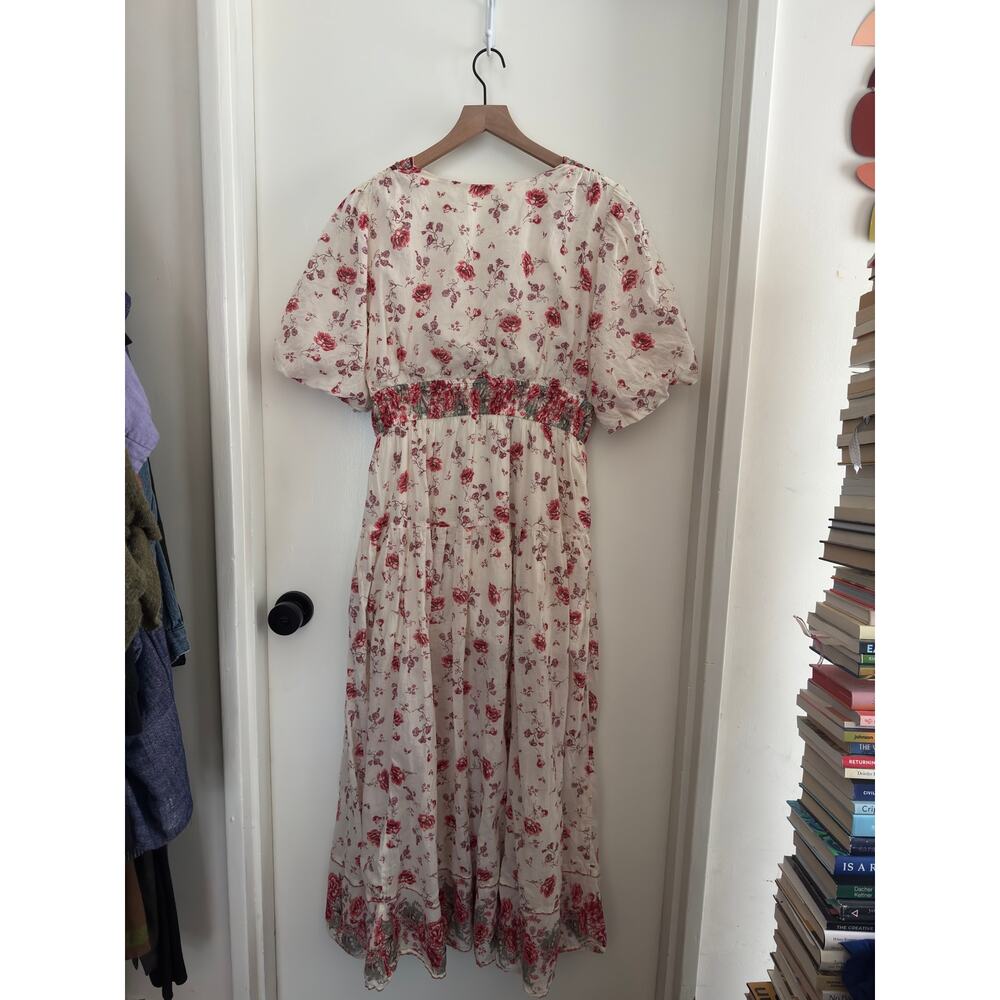 BEAUTIFUL Free People - Lysette maxi dress L - cottagecore dream frock - Picture 4 of 16